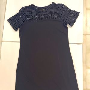 Michael Kors dress with neck and shoulder detail.